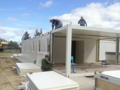 Бытовка модульная Транспак 6,055х2,435х2,67м. утепление 100мм., (артикул 0888)